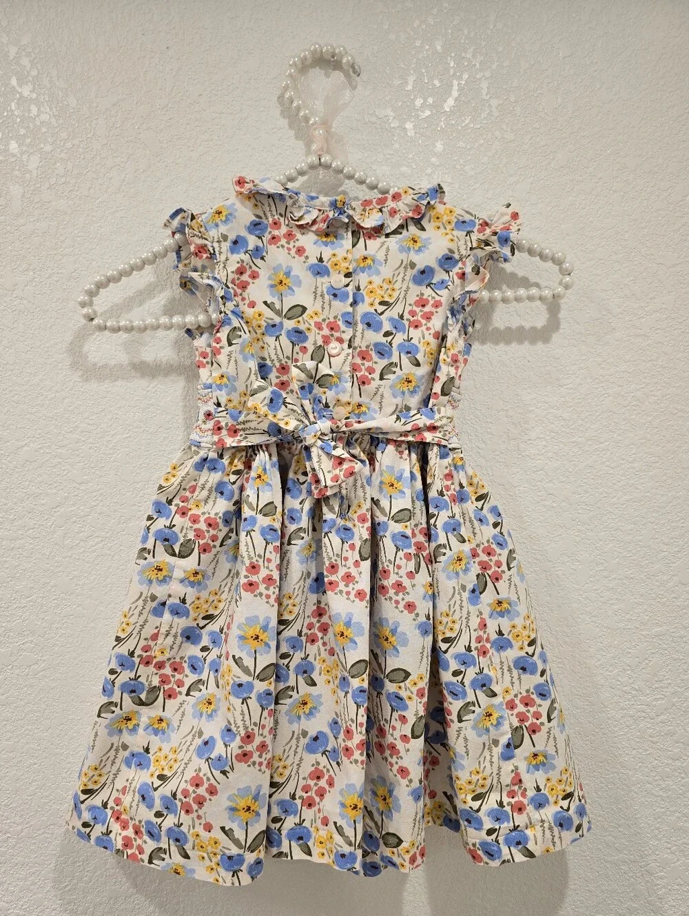 iris & ivy Floral Dress in White, Blue, Yellow, Pink